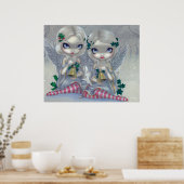 De kerstavond van de Holly en de Ivy ART PRINT (Keuken)