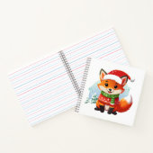 De kerstavond van Little Fox Notitieboek (Binnen)