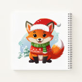 De kerstavond van Little Fox Notitieboek (Achterkant)