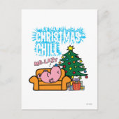 De kerstbal van de heer Lazy Feestdagenkaart (Voorkant)