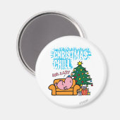 De kerstbal van de heer Lazy Magneet (Voorkant / Achterkant)