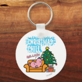 De kerstbal van de heer Lazy Sleutelhanger (Voorkant)