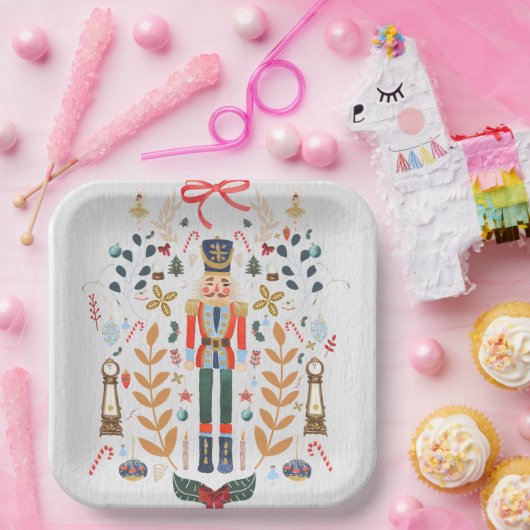 De kerstballet van de Nutcracker Papieren Bordje (Feest)