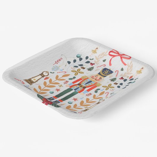 De kerstballet van de Nutcracker Papieren Bordje (Gebogen)