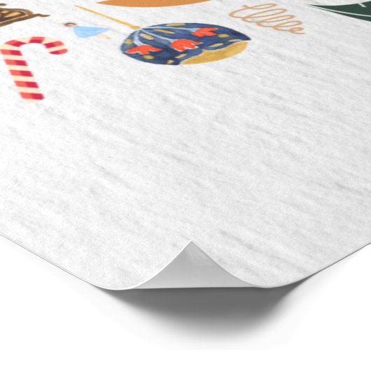 De kerstballet van de Nutcracker Poster (Hoek)