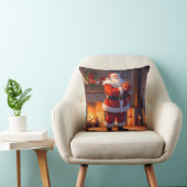 De kerstbezoekje van de Kerstman Kussen (Stoel)