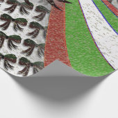 De kerstboer - cadeaupapier (Hoek)