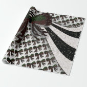 De kerstboer - cadeaupapier (Uitgerold)