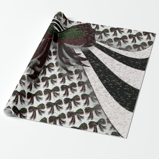 De kerstboer - cadeaupapier (Uitgerold)