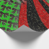 De kerstboer - cadeaupapier (Hoek)