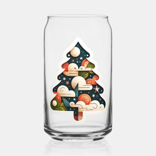 De kerstboom 1005 blikvorm glas (Voorkant)