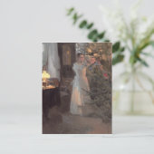 De kerstboom, 1910 feestdagenkaart (Staand voorkant)