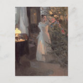 De kerstboom, 1910 feestdagenkaart (Voorkant)