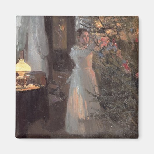 De kerstboom, 1910 magneet (Voorkant)