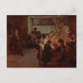 De kerstboom, 1911 feestdagenkaart (Voorkant)