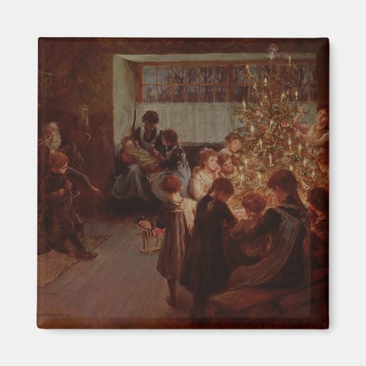 De kerstboom, 1911 magneet (Voorkant)