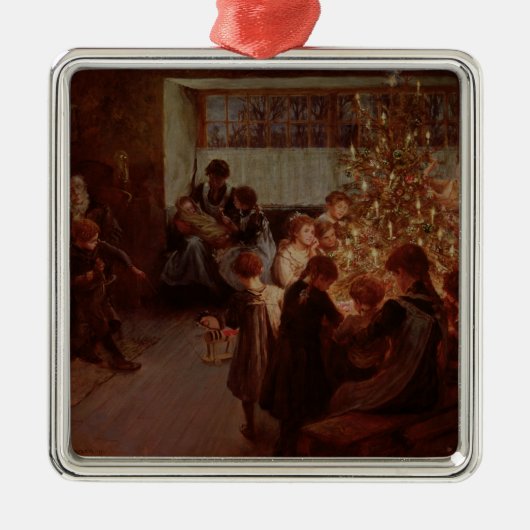 De kerstboom, 1911 metalen ornament (Voorkant)