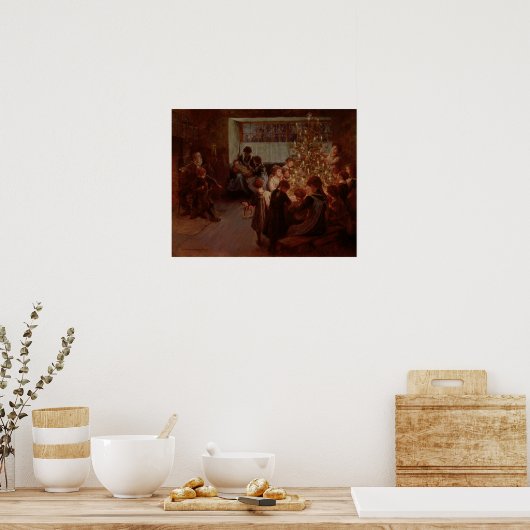 De kerstboom, 1911 poster (Keuken)