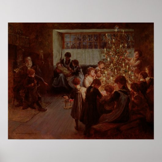 De kerstboom, 1911 poster (Voorkant)