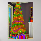 De kerstboom | AI Art Poster (Voorkant)