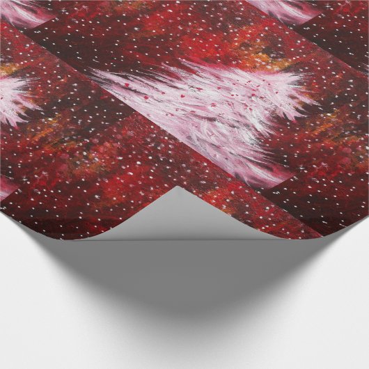 De kerstboom cadeaupapier (Hoek)