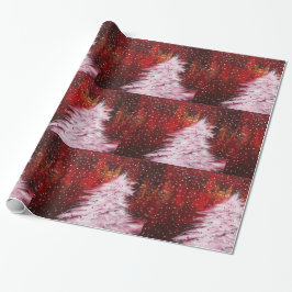 De kerstboom cadeaupapier