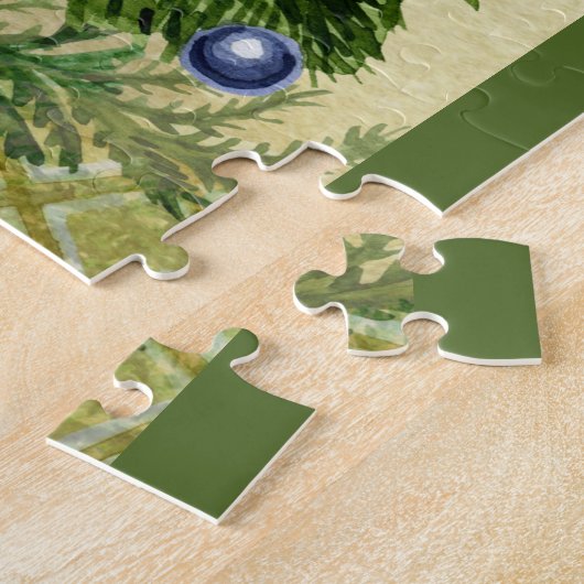  De kerstboom decorteren met papa Legpuzzel (Zijkant)