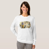 De kerstboom decorteren t-shirt (Voorkant volledig)