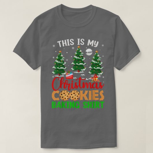 De kerstboom dit is mijn Shirt voor het bakken van (Design voorkant)