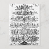 De kerstboom feestdagenkaart (Voorkant)