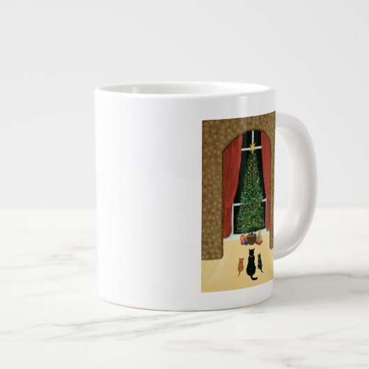 De kerstboom grote koffiekop (Voorkant rechts)