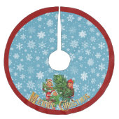 De kerstboom halen kerstboom rok (Voorkant)