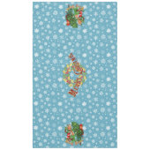 De kerstboom halen tafelkleed (Voorkant)