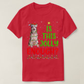 De kerstboom is deze wollige Alaskan Malamute Ch T-shirt (Design voorkant)
