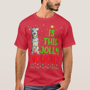 De kerstboom is deze wollige Alaskan Malamute Ch T-shirt