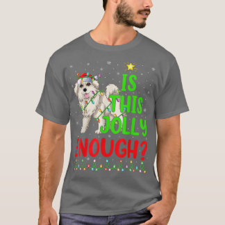 De kerstboom is deze wollige genoeg grote Pyreneeë T-shirt
