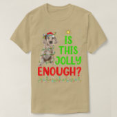 De kerstboom is dit grof genoeg Engelse setter Chr T-shirt (Design voorkant)