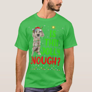 De kerstboom is dit grof genoeg Engelse setter Chr T-shirt