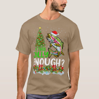 De kerstboom is een grove regenboogforel t-shirt
