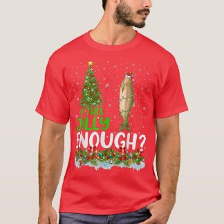 De kerstboom is een voldoende zalm viskerm. t-shirt
