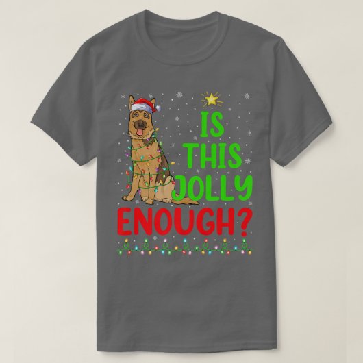 De kerstboom is genoeg Belgisch Malinoïd Ch T-shirt (Design voorkant)