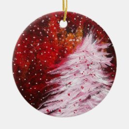 De kerstboom keramisch ornament