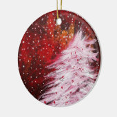 De kerstboom keramisch ornament (Links)
