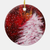 De kerstboom keramisch ornament (Achterkant)