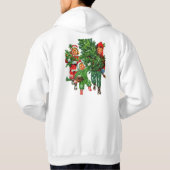 De kerstboom krijgen hoodie (Achterkant)