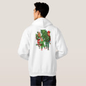 De kerstboom krijgen hoodie (Achterkant volledig)