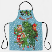 De Kerstboom Krijgen Schort (Voorkant)