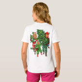 De kerstboom krijgen t-shirt (Achterkant volledig)