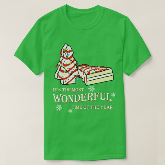 De kerstboom maakt de mooiste tijd van t-shirt (Design voorkant)