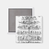 De kerstboom magneet (Voorkant / Achterkant)